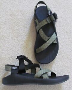 Chaco Green & Brown Sport Sandals Men's Size 10 