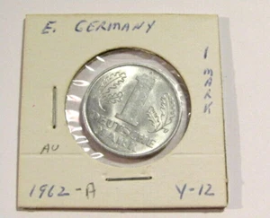 1962-A Germania dell'Est RDT moneta da 1 marco Au - Foto 1 di 5
