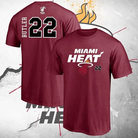 Jimmy Butler #22 Miami Team Heat Basketball Player Name T-Shirt S-3XL Cover