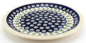 Plato de cena de cerámica polaca 10,75" Zaklady Boleslawiec Polonia - Imagen 1 de 3