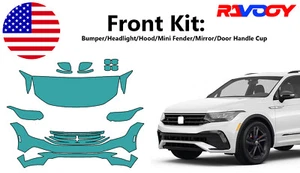For Volkswagen Tiguan SE SEL R-Line 2022-2024 Front Paint Protection Film PPF - Picture 1 of 7