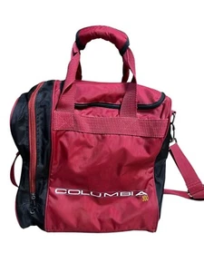 Bolso de Bowling Columbia 300 Bola Única Rojo Correa para el Hombro Bolsillo Lateral Grande Usado - Imagen 1 de 9