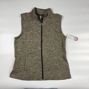 Exertek Vest Mens XL Moccasin Heather Fleece Lined Sleeveless Full Zip EX4FE520M - Bild 1 von 6