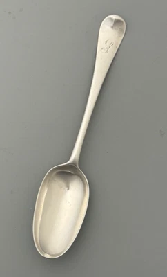 Cucharada de plata georgiana Hannoverian 8 1/8" por Samuel Roby 1746 Foto 1 de 4