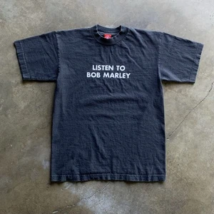 Vintage Element Shirt Listen To Bob Marley Rare Skate Tee Y2K Men’s S/M - Picture 1 of 5