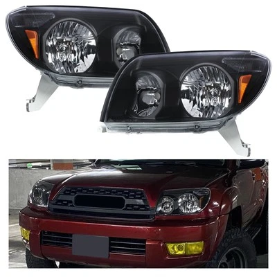 Faros faros aptos para Toyota 4-Runner negro 2003 2004 2005 diestro+derecho Foto 1 de 4