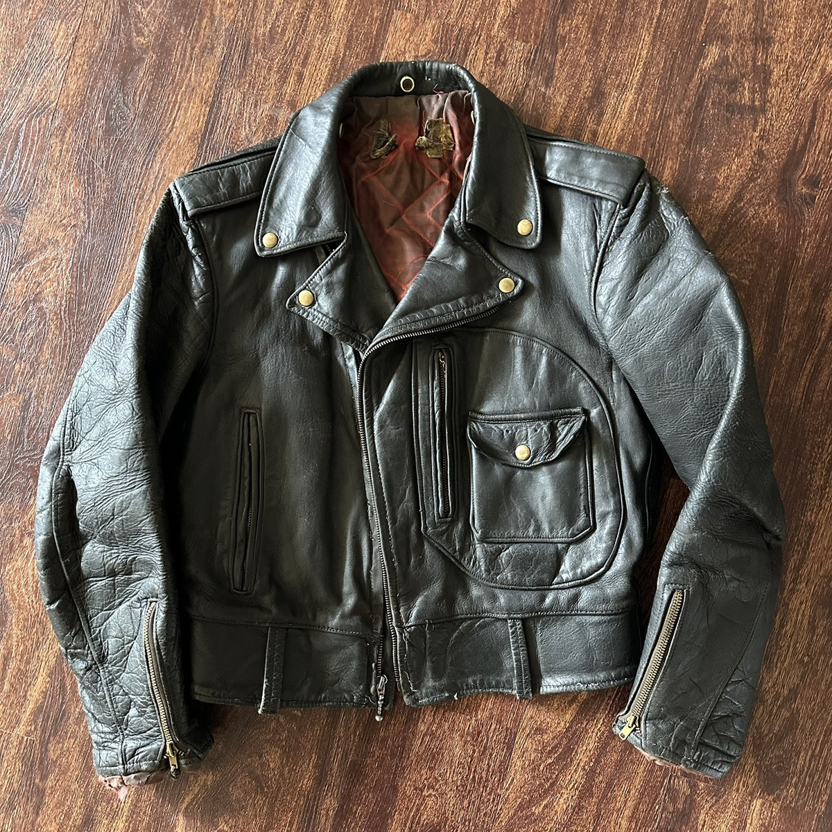 Black Leather 1950s Vintage Outerwear Coats & Jackets for Black Leather 1950s Vintage Outerwear Coats & Jackets for