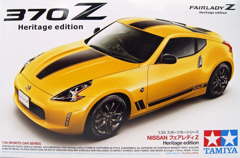 TAMIYA 1:24 KIT NISSAN 370 Z HERITAGE EDITION FAIRLADY Z ART 24348 - Immagine 1 di 1