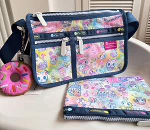 LeSportsac Tokidoki Donutella Unicorn Medium Shoulder Bag Crossbody Purse New - Picture 1 of 6