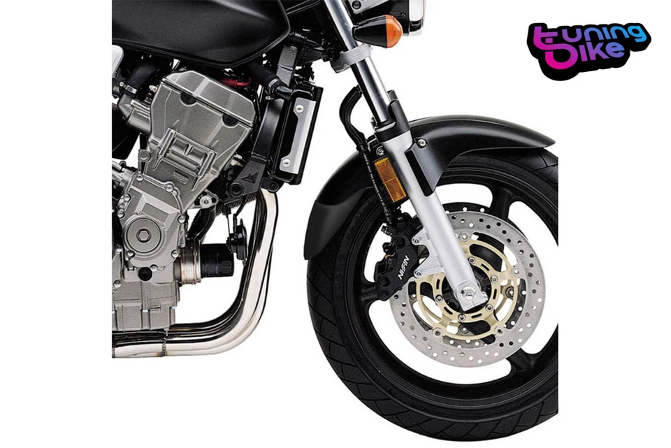 PUIG ESTENSIONE PARAFANGO ANTERIORE PER HONDA CB600F HORNET 2004 NERO OPACO - Immagine 1 di 1