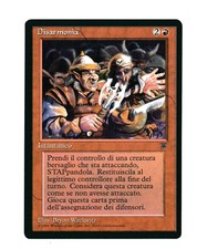 1x Disharmony EX Italian Legends Mtg Magic EDH 1x x1