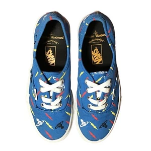 Vans Vivienne Westwood Anglomania Sneaker Damen 6 Herren 4,5 Thunderbolt Blau Schuhe - Bild 1 von 12