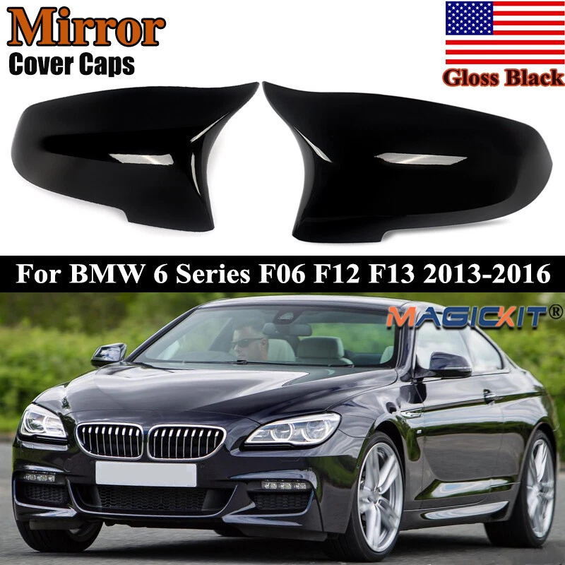 Cubiertas de espejos retrovisores deportivos para BMW Serie 6 F06 F12 F13 640i 650i 2013-2016 Foto 1 de 4