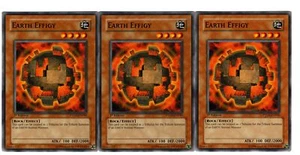 Yugioh - 3X Efigie de Tierra - Común - 1a Edición - PTDN-EN040 - Casi Como Nuevo - Imagen 1 de 1