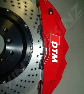 6x Audi DTM Logo Premium Guss Bremssattel Aufkleber Aufkleber TFSI S-line Quattro - Bild 1 von 4