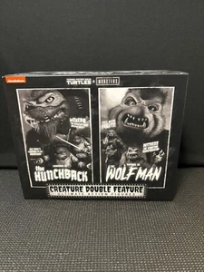 NECA UNIVERSAL MONSTERS TMNT CREATURE DOUBLE FEATURE LEO RAPH 2024 B&W New - Picture 1 of 8