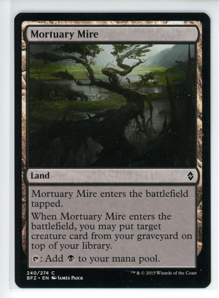 MORTUARY MIRE Battle for Zendikar #240 BFZ(LP)(MTG) - Image 1 of 1