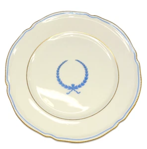 Castleton China EMPIRE 10.75” Dinner Plate Discount for Multiples! Blue Laurel - Picture 1 of 3