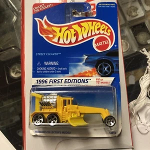 Hot Wheels 1996 First Editions Street Cleaver #373 Yellow 14913 Free Box Ship - Picture 1 of 3