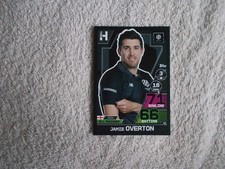 Cricket Attax The Hundred 2023 "JAMIE OVERTON" #21 Manchester Originals T Card
