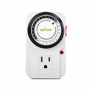 BN-LINK 24 Ore Plug in Meccanico Messa a Terra Programmabile Timer Interno Resistente - Foto 1 di 6