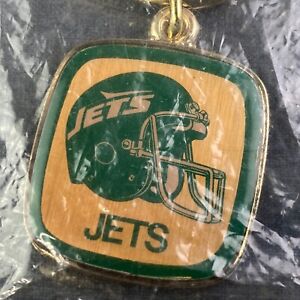 Vintage New York Jets Keychain NFL Football Team New Old Stock NOS