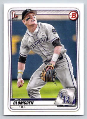 2020 Bowman Draft 1st Edition #BD162 Jack Blomgren (ref 214750) - Image 1 of 2