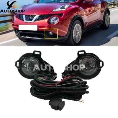 Juego antiniebla halógena + cubierta antiniebla + arnés + interruptor para Nissan Juke 2012-2014 Foto 1 de 4