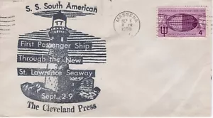 SS SÜDAMERIKA, MASSENA, NY 1958 FDC19202 - Bild 1 von 1