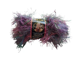Yarn - Lion Brand FUN FUR PRINTS Yarn #208 TROPICAL 1.5oz/57yds New - Picture 1 of 7