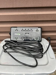 Plugable Surge Protector Power Strip w/ USB, 12 AC Outlets, 25ft Extension Cord - Picture 1 of 9