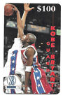1996 Scoreboard Kobe Bryant $100. Rookie Phone Card Sp 658/999