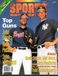 JUNE 1997 SPORTS SPECTRUM ANNUAL MAGAZINE John Smoltz & Andy Pettitte Cover EX-M - Picture 1 of 1