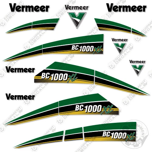 Fits Vermeer BC1000XL Tier 4i Gas Brush Chipper Decal Kit BC 1000 XL - Image 1 of 1