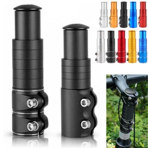 Mountain Bike Handlebar Extender Extension Head Up Adaptor Front Fork Stem Riser - Picture 1 of 22