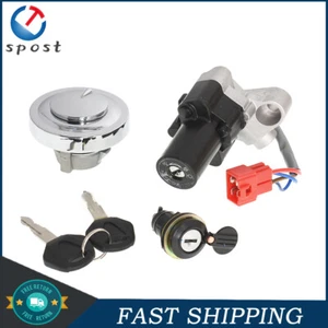 Ignition Switch Fuel Cap Seat Lock Keys For Yamaha V-STAR 650 1100 1999-2016 - Bild 1 von 15