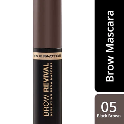 3xMAX FACTORX BROW REVIVAL AUGENBRAUENGEL MASCARA - 005 BLACK/BROWN - Bild 1 von 4
