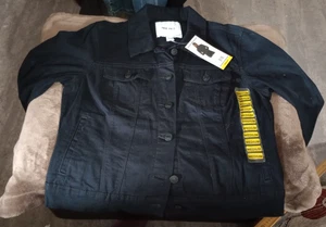 Nine West Jeansjacke Sarah Denim Schwarz Large - Bild 1 von 11