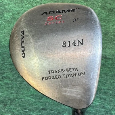 Adams Serie SC 814N Faldo Driver 9° Trans-Beta Forjado Titanio Rígido Flex Club Foto 1 de 4