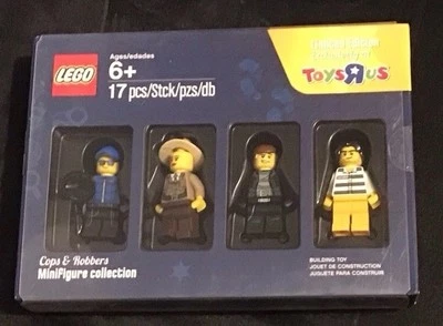 NEW LEGO ToysRus 5004574 Cops & Robbers Set #4 MiniFigures Limited Edition 17pcs - Image 1 of 2