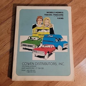 Vintage 1970's Cowen Catalog van RV pickup parts & accessories - Picture 1 of 11