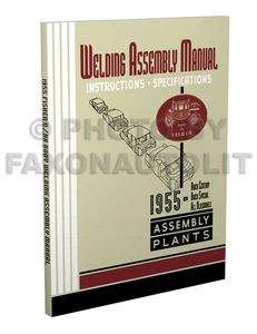1955 Fisher Cuerpo Soldadura Montaje Manual Buick Special Siglo Oldsmobile 88 98 - Imagen 1 de 8