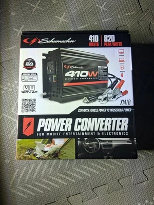 Schumacher Power Converter 410 Watts  For Mobile Entertainment & Electronics USB - Image 1 of 4