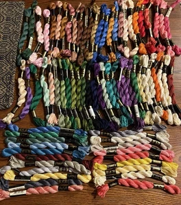 Lot of 74 DMC Perle Cotton Embroidery Thread Size 3 - Picture 1 of 1