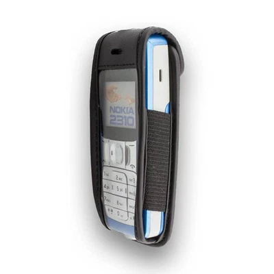 caseroxx Borsa in pelle con clip da cintura per Nokia 2310 in nero fatto di vera - Immagine 1 di 3
