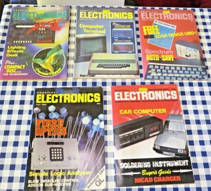 Practical Electronics Magazine 1984 - 5 Issues Only - Jan,Feb, March, July & Dec - Picture 1 of 7