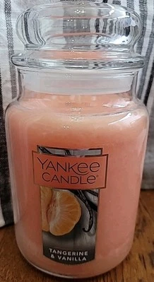 Yankee Candle TANDARINA Y VAINILLA 22 OZ Vela tarro de mecha única*ENVÍO GRATUITO* Foto 1 de 4