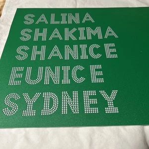 CUSTOM RHINESTONE NAME STONE BOARD 13x17 Size ss10 - Picture 1 of 2