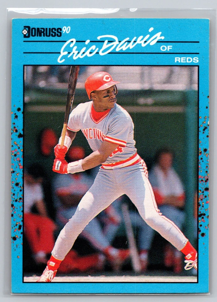 1990 Donruss Eric Davis Best of the NL #1 - Image 1 of 2