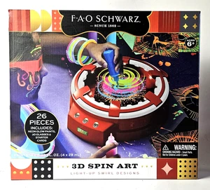 *NEU*VERSIEGELT* FAO SCHWARZ 3D Spin Art Light-Up Swirl Designs 26-teiliges Set - Bild 1 von 6